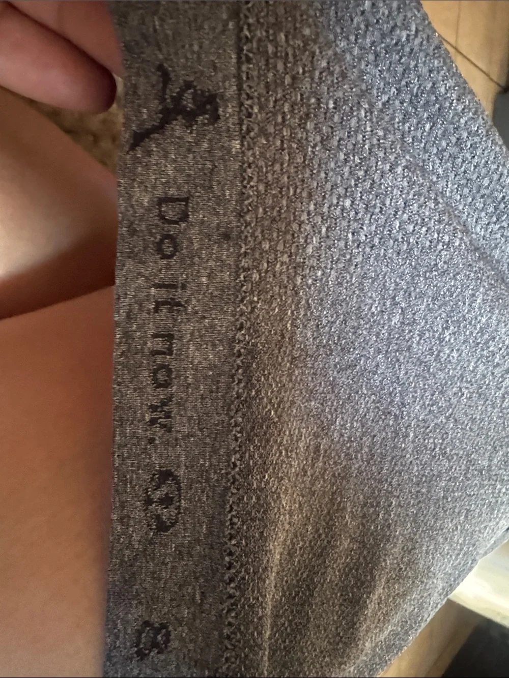 lululemon athletica Heather Charcoal Racerback Tank